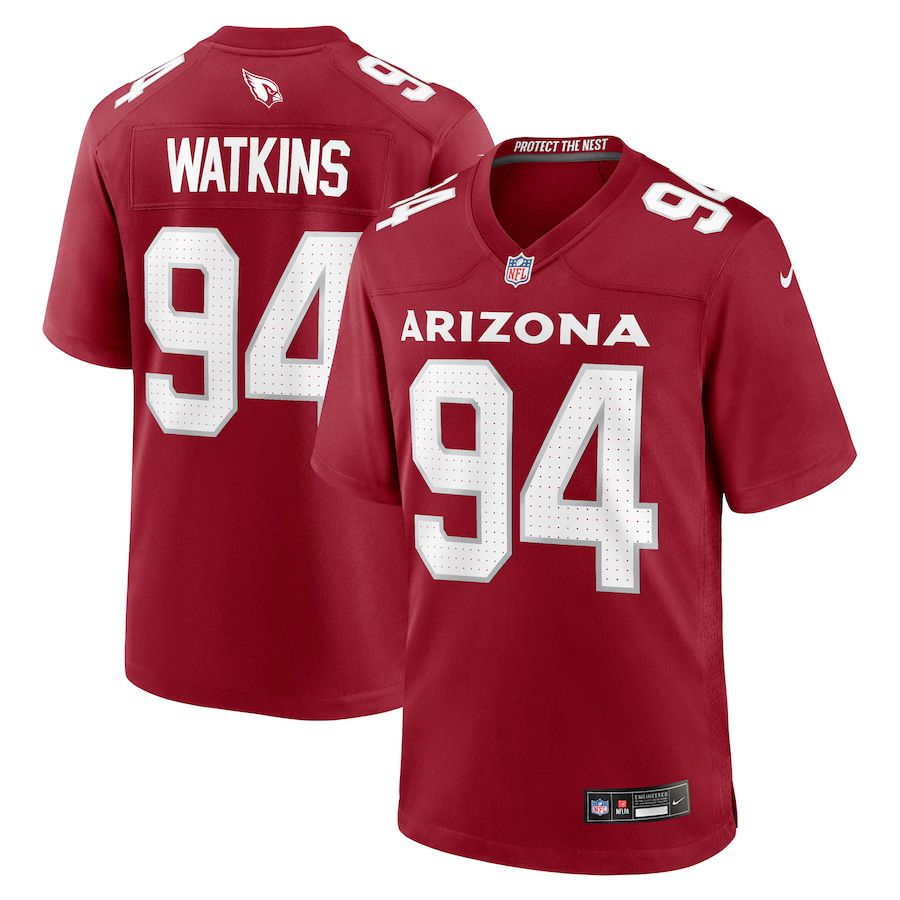 Men Arizona Cardinals #94 Carlos Watkins Nike Cardinal Game Player NFL Jersey->arizona cardinals->NFL Jersey